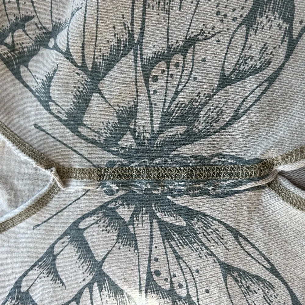 Forever 21 Butterfly Grunge Collared Vest Tank. Raw edge. Y2K inspired. Festival - Picture 8 of 11
